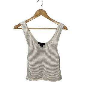 House Of Harlow 1960 Crochet Tank Top Size XS Cream Summer Vacation Wear